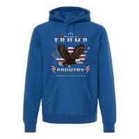 American Made Trump Merchandise Flag Trump 45 47 Premium Hoodie