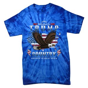 American Made Trump Merchandise Flag Trump 45 47 Tie-Dye T-Shirt