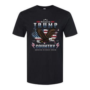 American Made Trump Merchandise Flag Trump 45 47 Softstyle CVC T-Shirt