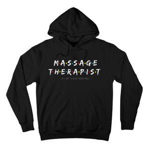 Adorable Massage Therapist Christmas Gift For Therapy Tall Hoodie