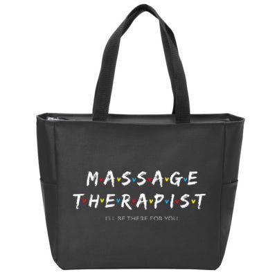 Adorable Massage Therapist Christmas Gift For Therapy Zip Tote Bag