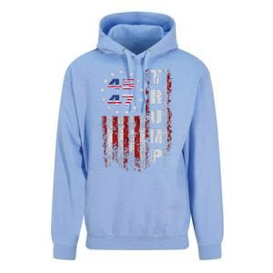 American Made Trump Merchandise Flag Trump 45 47 Trump 2025 Unisex Surf Hoodie