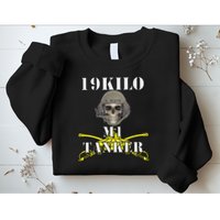 Army M1 Tanker Mos 19k Abrams Crewman Skull Version Sweatshirt
