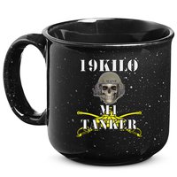 Army M1 Tanker Mos 19k Abrams Crewman Skull Version 15oz Campfire Ceramic Mug