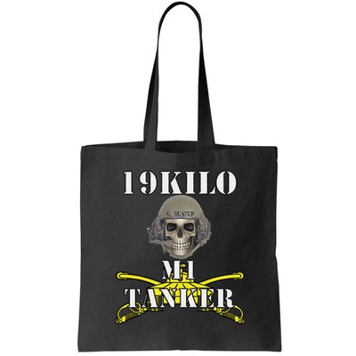 Army M1 Tanker Mos 19k Abrams Crewman Skull Version Bag