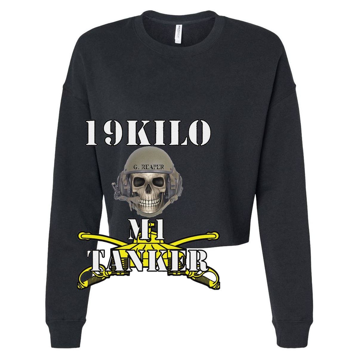Army M1 Tanker Mos 19k Abrams Crewman Skull Version 12oz Stainless Steel Coffee Mug