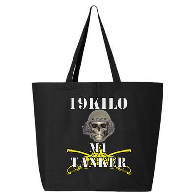 Army M1 Tanker Mos 19k Abrams Crewman Skull Version 25L Jumbo Tote