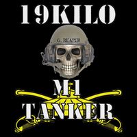 Army M1 Tanker Mos 19k Abrams Crewman Skull Version Baby Bodysuit