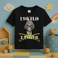Army M1 Tanker Mos 19k Abrams Crewman Skull Version Toddler T-Shirt