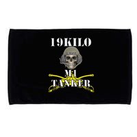 Army M1 Tanker Mos 19k Abrams Crewman Skull Version Microfiber Hand Towel