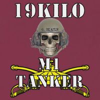 Army M1 Tanker Mos 19k Abrams Crewman Skull Version 16oz Travel Tumbler
