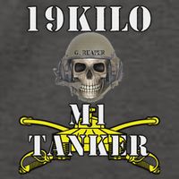 Army M1 Tanker Mos 19k Abrams Crewman Skull Version Vector Backpack