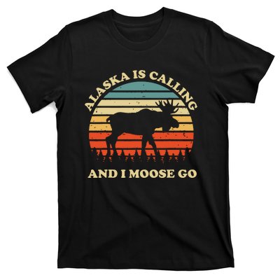 Alaska Moose Tourist Travel Funny T-Shirt