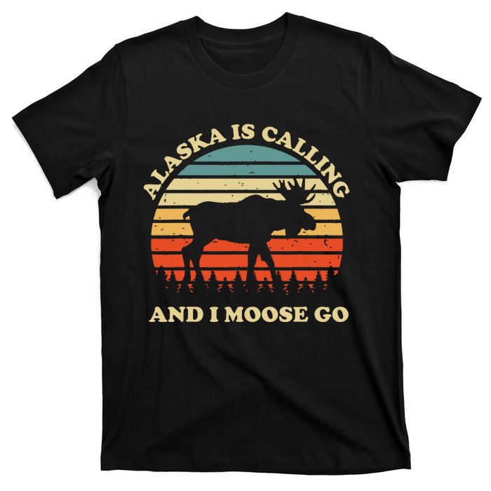 Alaska Moose Tourist Travel Funny T-Shirt