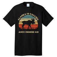 Alaska Moose Tourist Travel Funny Tall T-Shirt