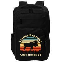 Alaska Moose Tourist Travel Funny Impact Tech Backpack