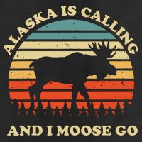 Alaska Moose Tourist Travel Funny 11oz C Handle Ceramic Mug