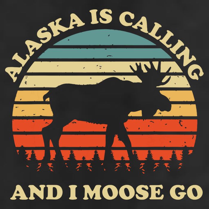 Alaska Moose Tourist Travel Funny 11oz C Handle Ceramic Mug