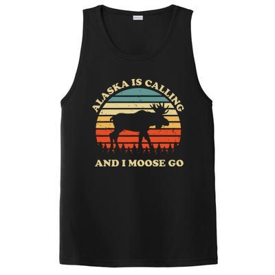 Alaska Moose Tourist Travel Funny PosiCharge Competitor Tank