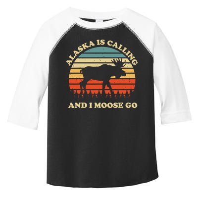 Alaska Moose Tourist Travel Funny Toddler Fine Jersey T-Shirt