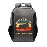 Alaska Moose Tourist Travel Funny Vector Backpack