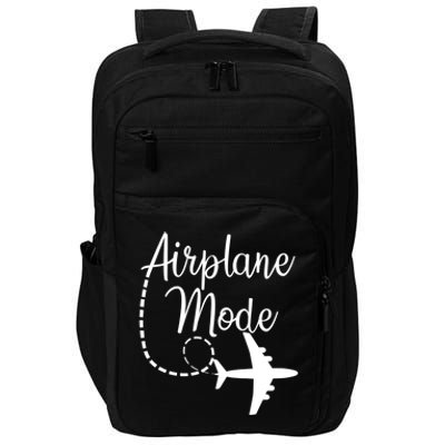 Airplane Mode Traveling Vacation Funny Gift For Traveler Adventure Gift Impact Tech Backpack