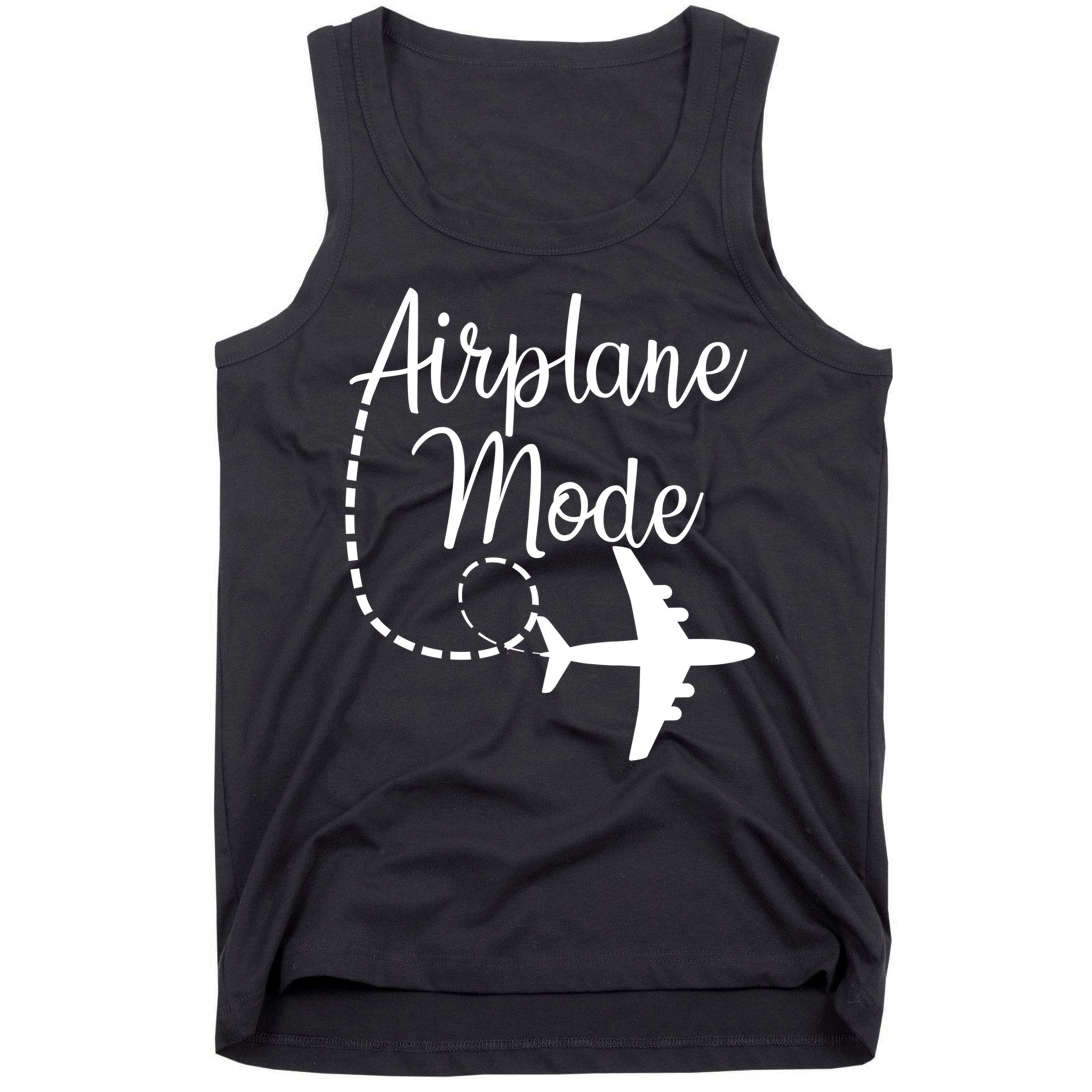 Airplane Mode Traveling Vacation Funny Gift For Traveler Adventure Gift Tank Top