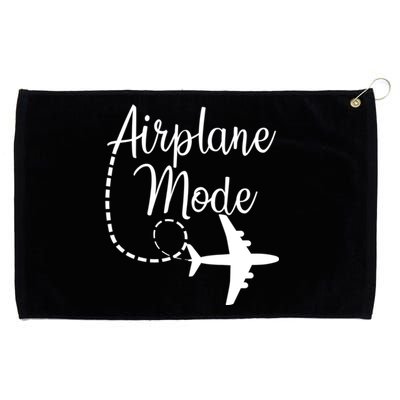 Airplane Mode Traveling Vacation Funny Gift For Traveler Adventure Gift Grommeted Golf Towel