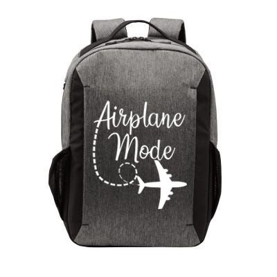 Airplane Mode Traveling Vacation Funny Gift For Traveler Adventure Gift Vector Backpack