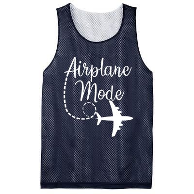 Airplane Mode Traveling Vacation Funny Gift For Traveler Adventure Gift Mesh Reversible Basketball Jersey Tank