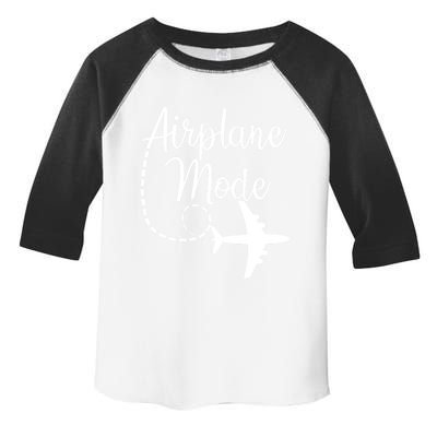 Airplane Mode Traveling Vacation Funny Gift For Traveler Adventure Gift Toddler Fine Jersey T-Shirt