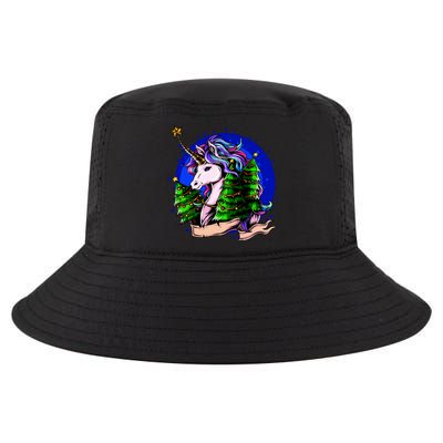 A Magical Unicorn Christmas Cool Comfort Performance Bucket Hat