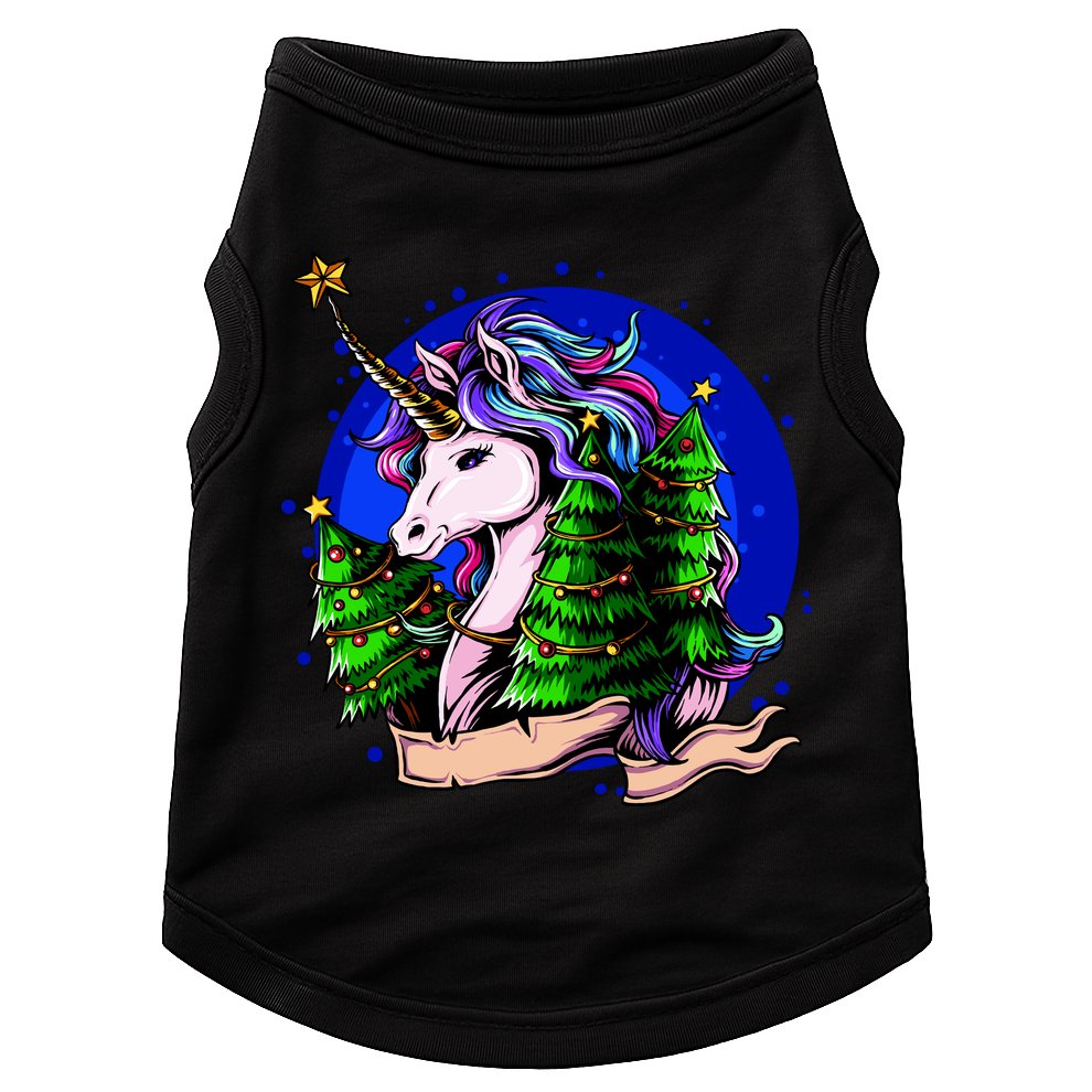 A Magical Unicorn Christmas Doggie Tank