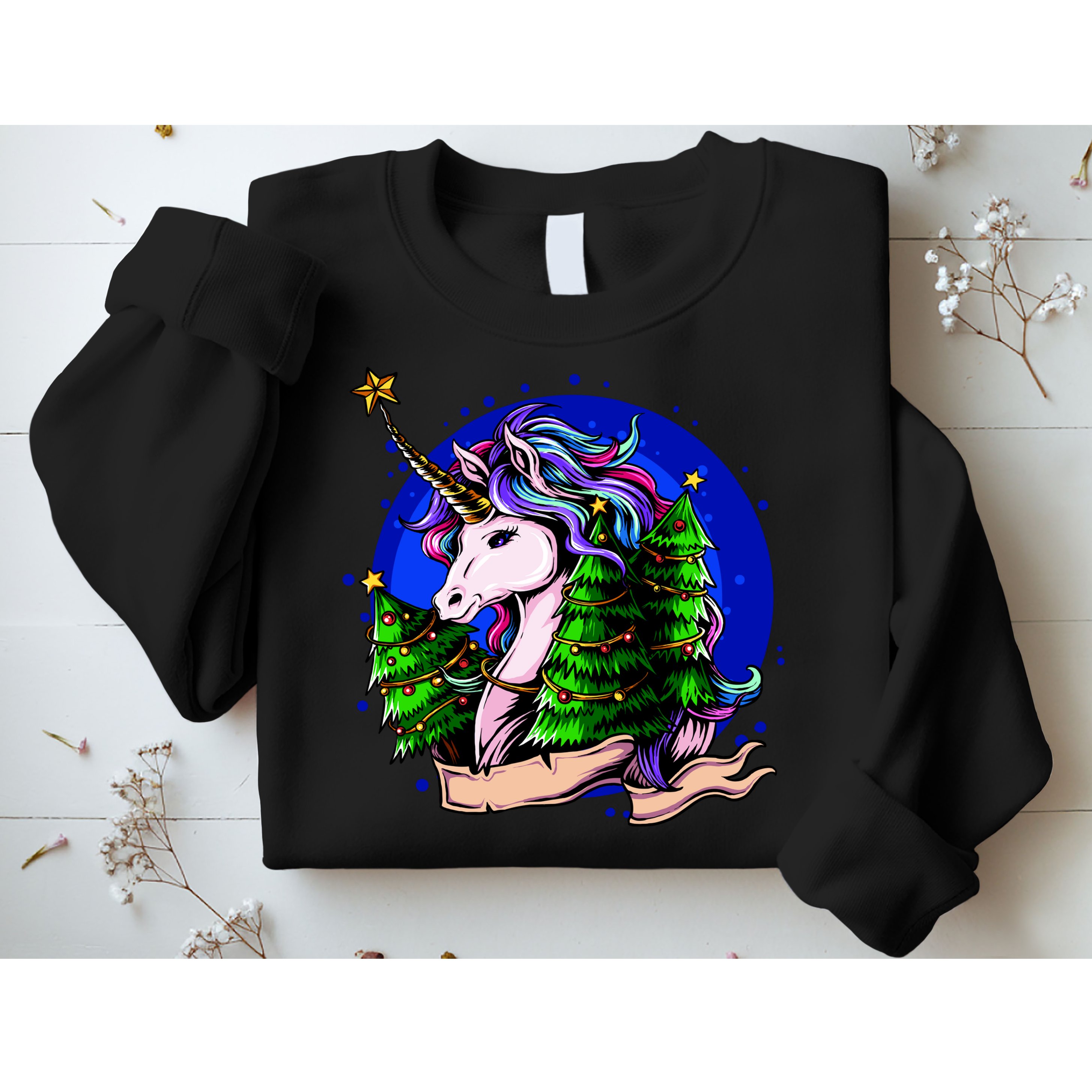 A Magical Unicorn Christmas Sweatshirt