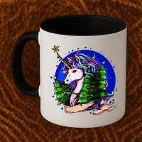 A Magical Unicorn Christmas Mug