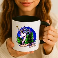 A Magical Unicorn Christmas Mug