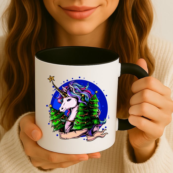 A Magical Unicorn Christmas Mug
