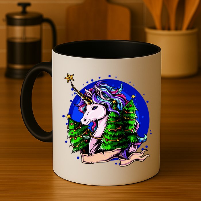 A Magical Unicorn Christmas Mug