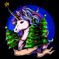 A Magical Unicorn Christmas Mug