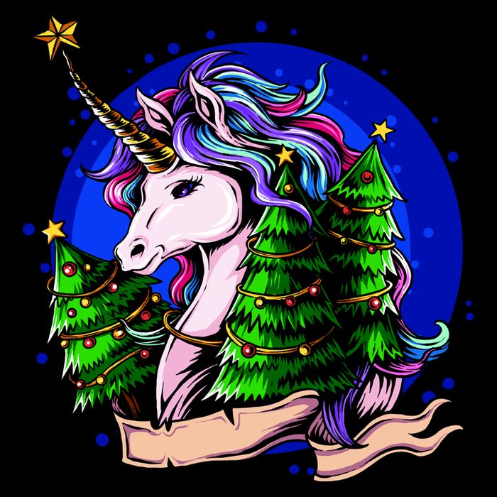 A Magical Unicorn Christmas Mug