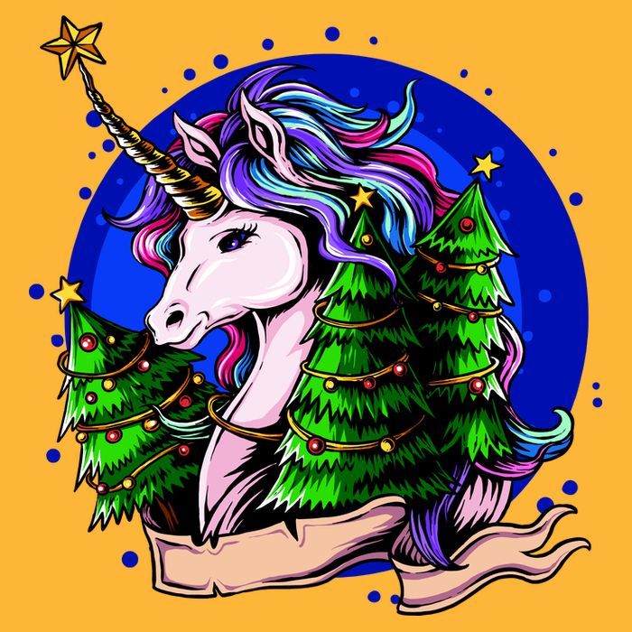 A Magical Unicorn Christmas Long Sleeve Shirt