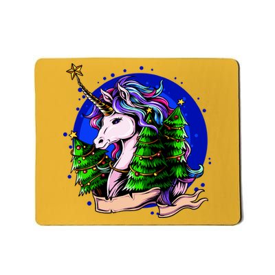 A Magical Unicorn Christmas Mousepad