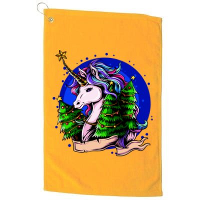 A Magical Unicorn Christmas Golf Towel