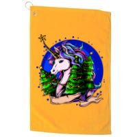 A Magical Unicorn Christmas Golf Towel