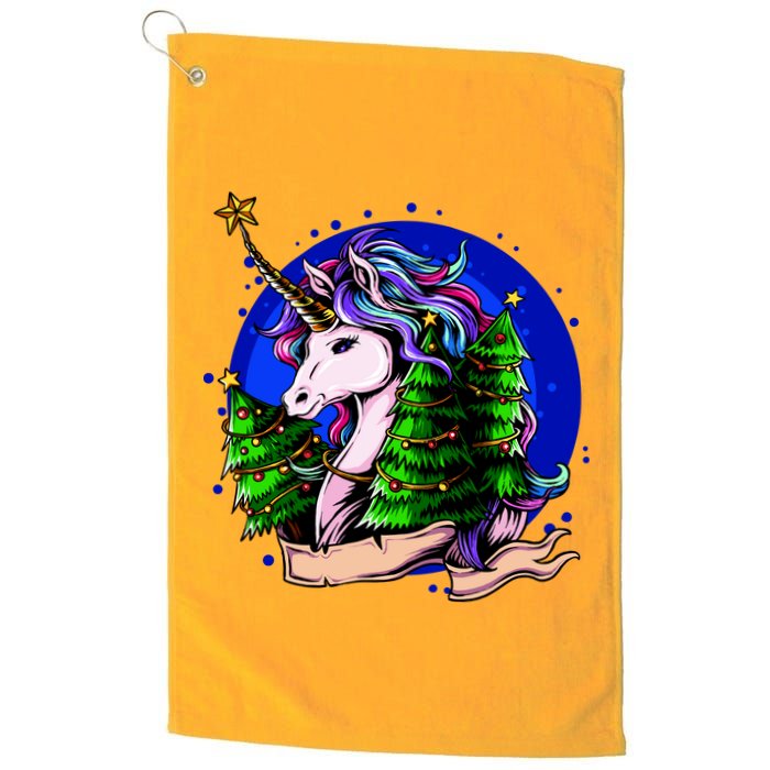 A Magical Unicorn Christmas Golf Towel