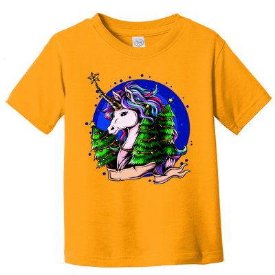 A Magical Unicorn Christmas Toddler T-Shirt
