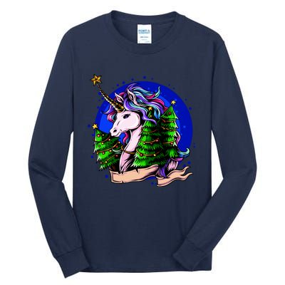 A Magical Unicorn Christmas Tall Long Sleeve T-Shirt