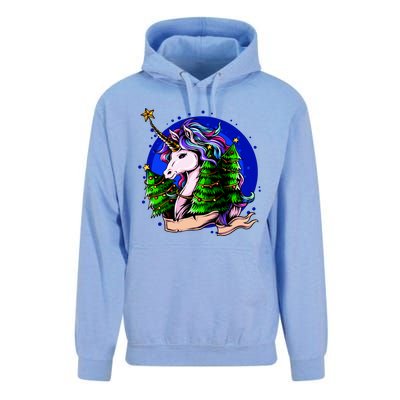 A Magical Unicorn Christmas Unisex Surf Hoodie