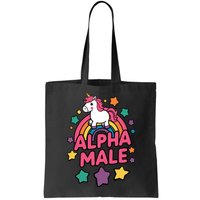 Alpha Male Unicorn Funny Embarrassing Joke Ironic Bag
