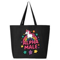 Alpha Male Unicorn Funny Embarrassing Joke Ironic 25L Jumbo Tote